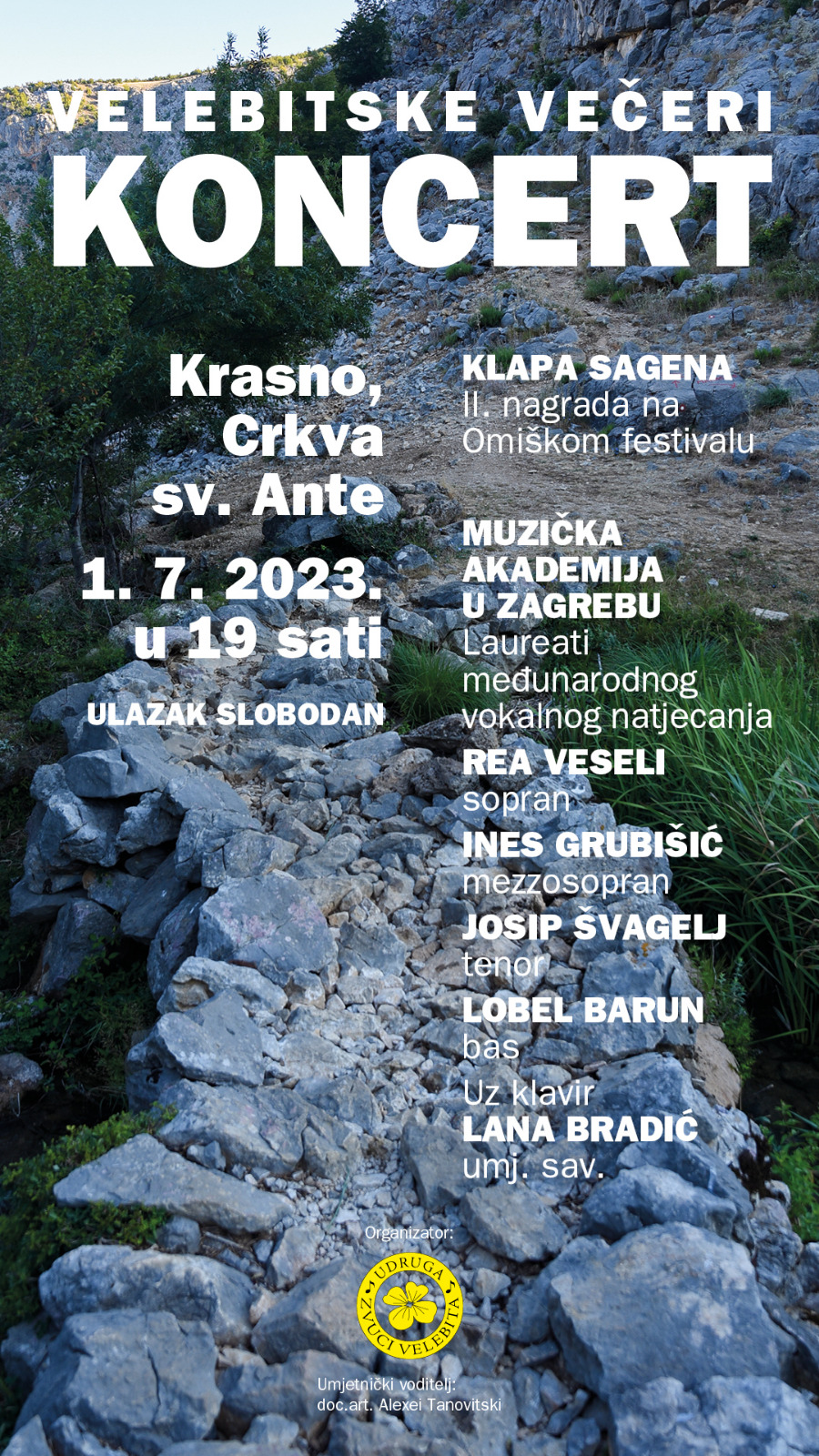 Koncert Velebitske večeri Krasno