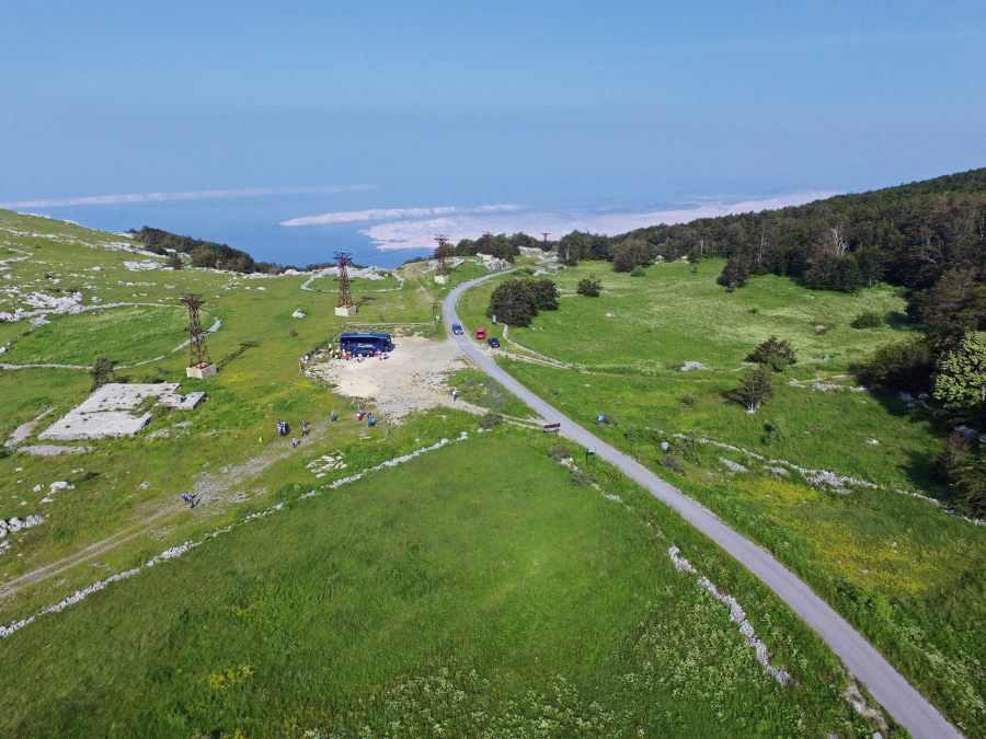 Livade na Alanu iz zraka Alan Čaplar dronom